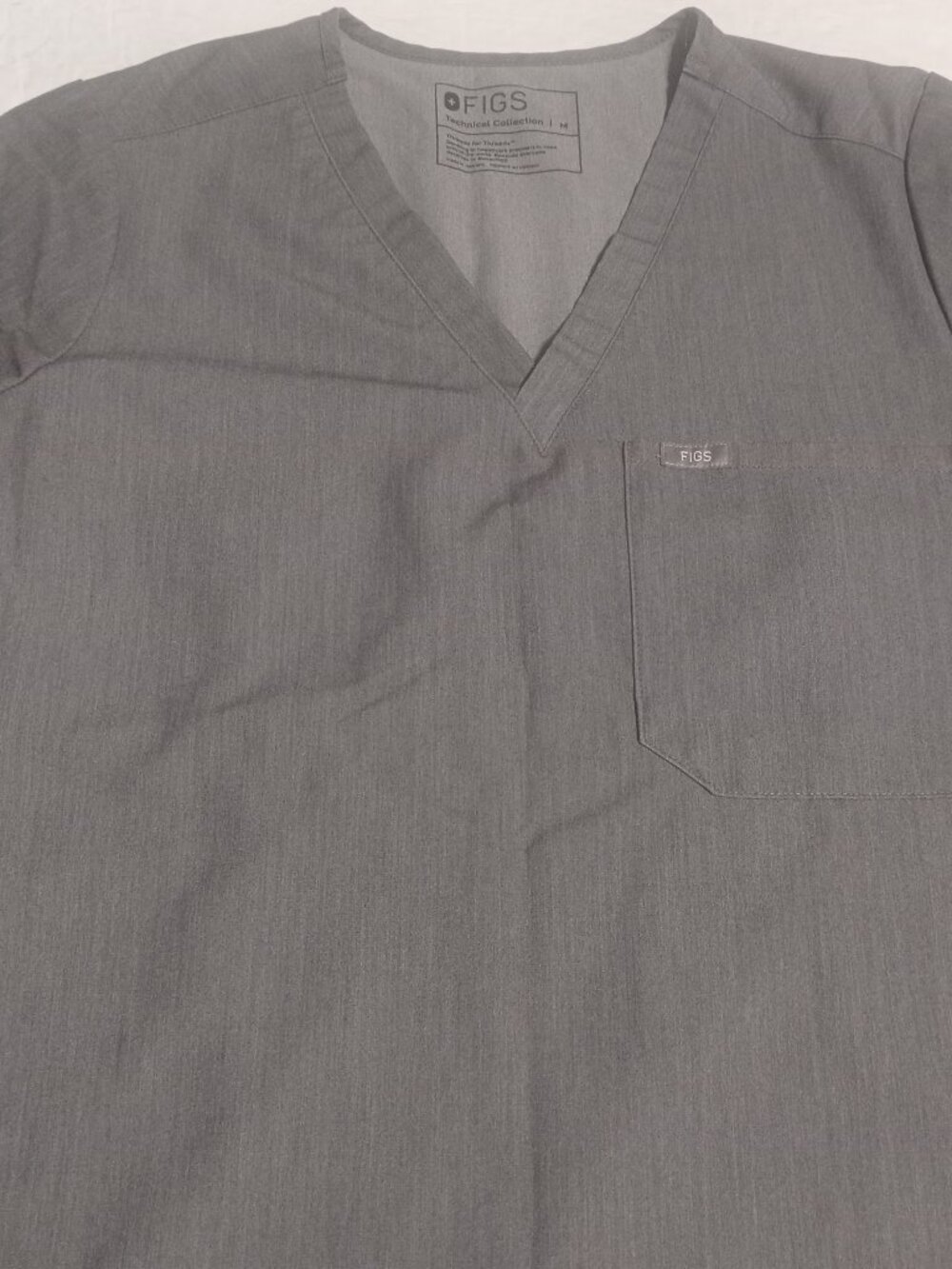 Figs Women's Catarina One-Pocket Scrub Top M FW1000 PO1670 Graphite